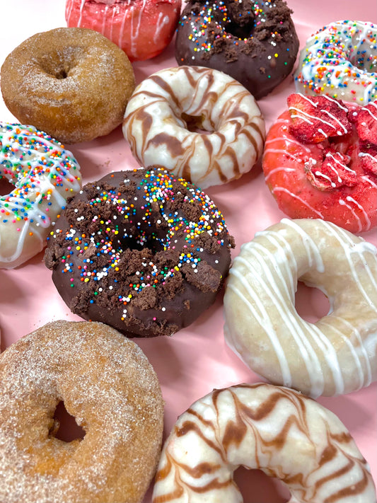 Yonutz Gluten Free Large Donuts  3oz One Dozen-FREE SHIPPING
